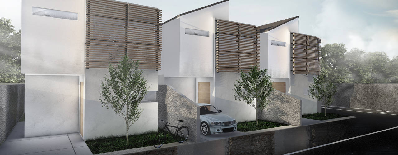 Pagar Huni Residence, ARAT Design ARAT Design Rumah Minimalis