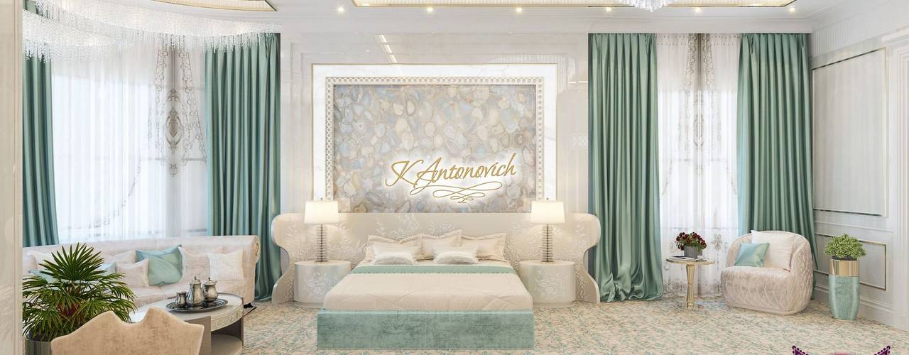 ​Contemporary home design by Katrina Antonovich, Luxury Antonovich Design Luxury Antonovich Design Quartos modernos