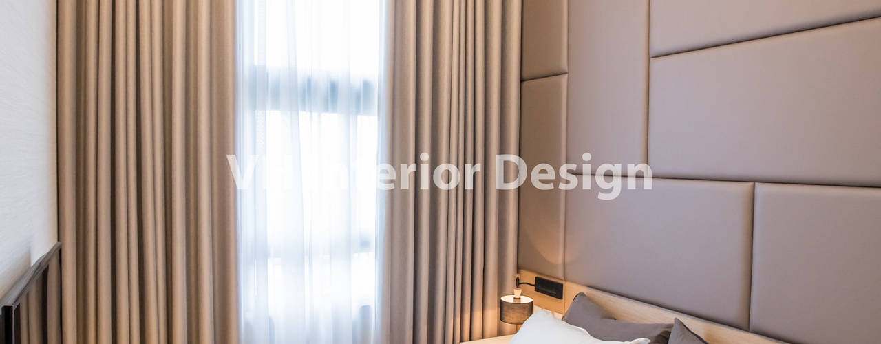 士林黃公館, VH INTERIOR DESIGN VH INTERIOR DESIGN Dormitorios de estilo moderno