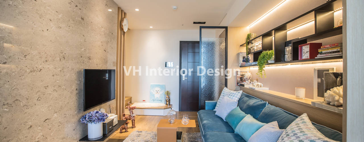 士林黃公館, VH INTERIOR DESIGN VH INTERIOR DESIGN Salon moderne