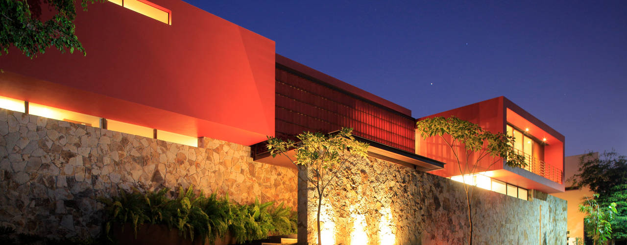 RED HOUSE, Hernandez Silva Arquitectos Hernandez Silva Arquitectos Nowoczesne domy