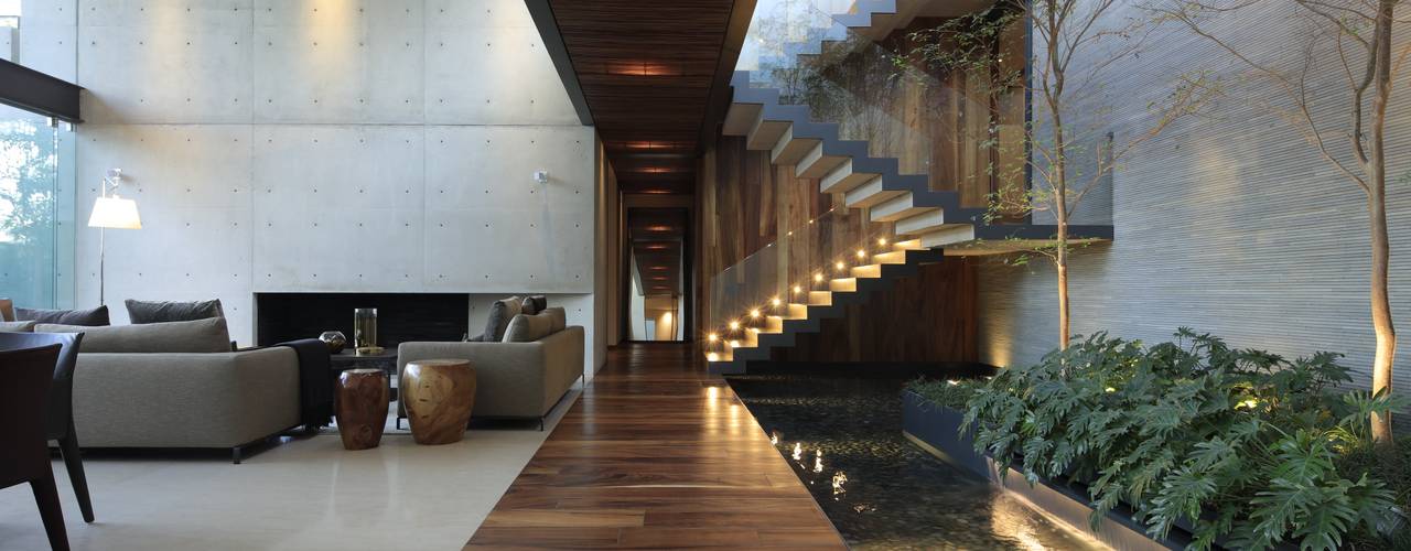 HNN HOUSE, Hernandez Silva Arquitectos Hernandez Silva Arquitectos غرفة المعيشة