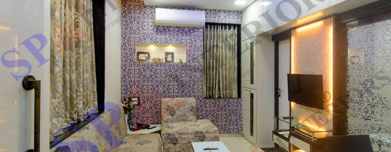 Ritesh bhai, SP INTERIORS SP INTERIORS Modern living room