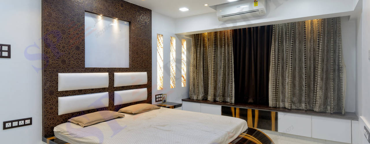 Rikin bhai, SP INTERIORS SP INTERIORS Dormitorios modernos: Ideas, imágenes y decoración