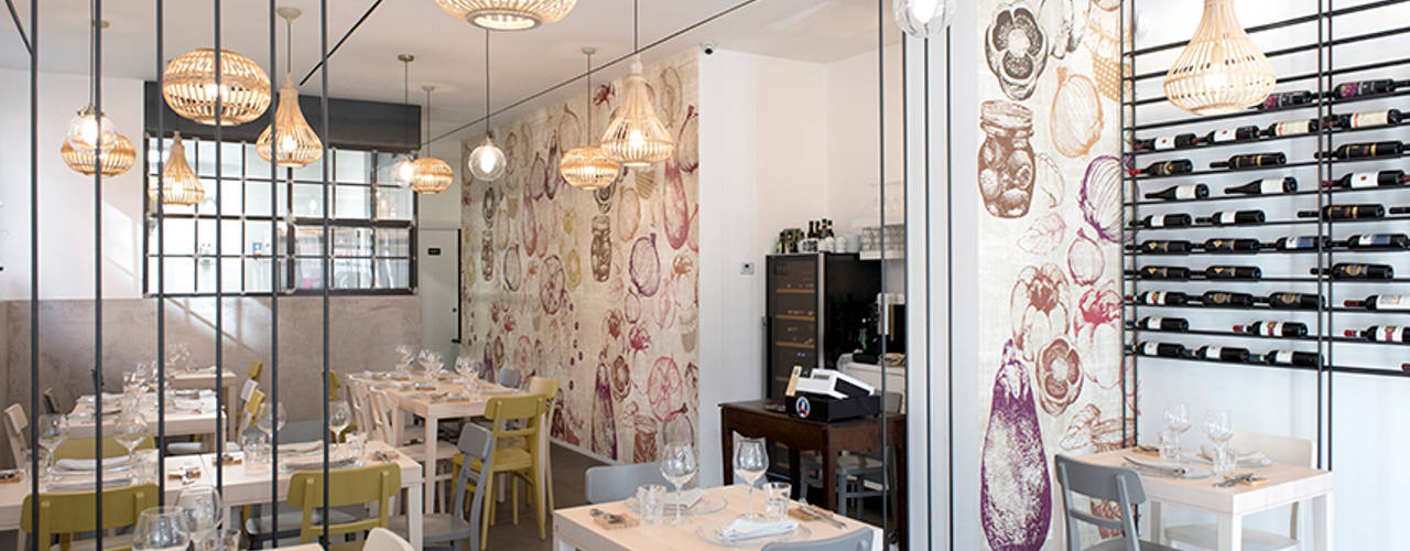 Progetto di interni e arredamento ristorante moderno a roma Studio arredamento interni