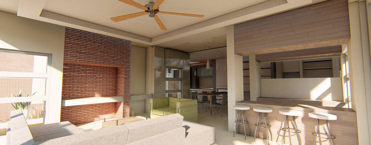 House Ramokoena, Property Commerce Architects Property Commerce Architects Modern living room