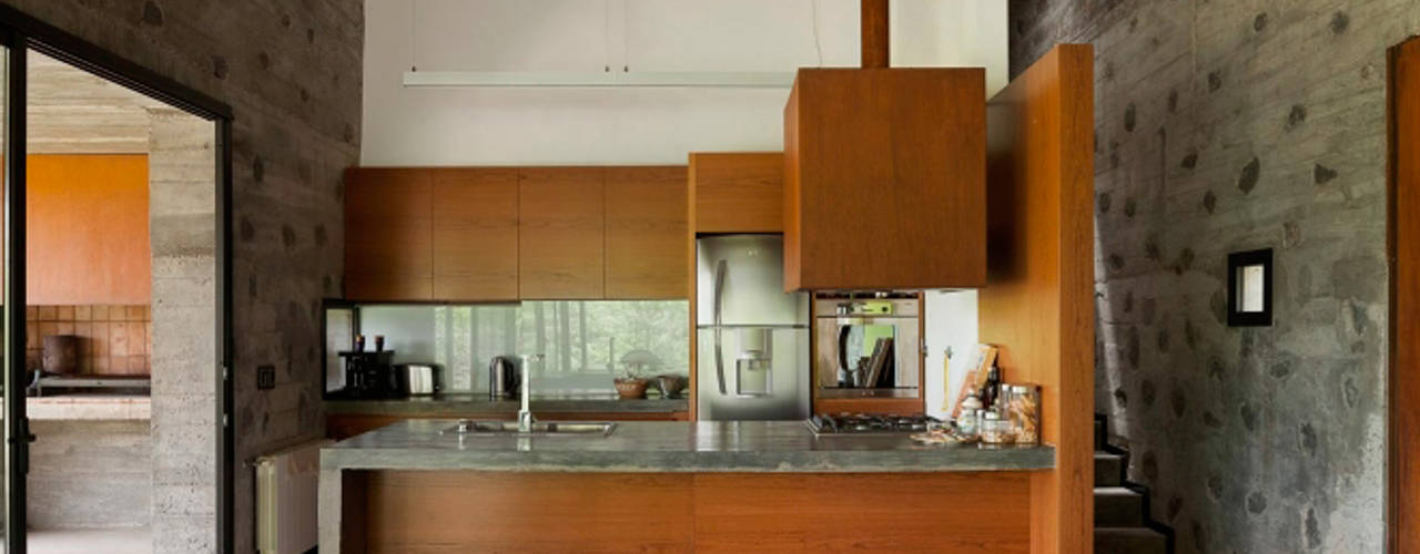 Casa en Santa Mónica, En bruto En bruto Built-in kitchens