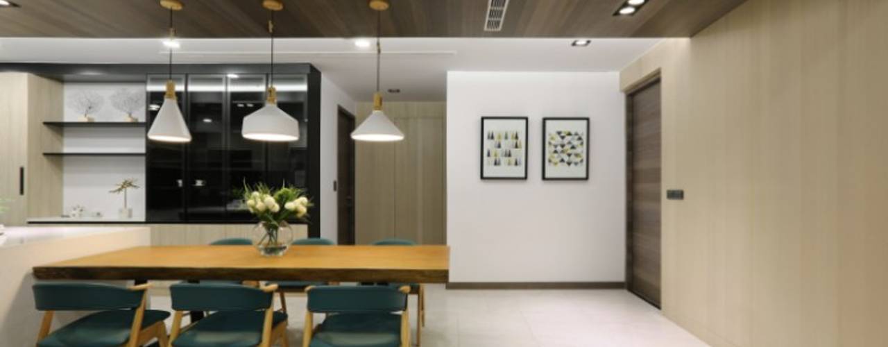 人文自然派的no.229舍, 喬克諾空間設計 喬克諾空間設計 Modern dining room