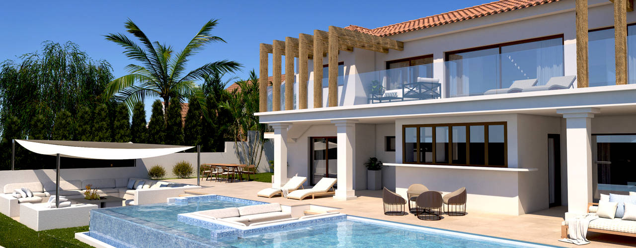 Expansion of villa in Rojales (Alicante), Pacheco & Asociados Pacheco & Asociados Casas de estilo clásico