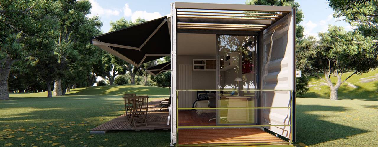Projeto De Casa Container Fara Voce Se Apaixonar Homify
