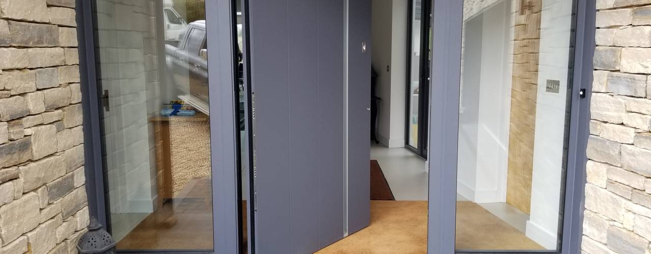 General Images, RK Door Systems RK Door Systems Porte d’ingresso Alluminio / Zinco