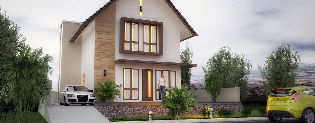 Rumah Tinggal - Bpk. Dasman Hadi, graha reka arsidea graha reka arsidea Detached home Bricks