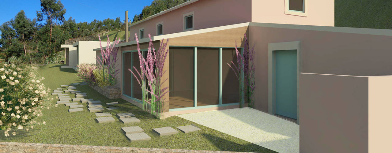 Recuperação e Ampliação de Moradia, darq - arquitectura, design, 3D darq - arquitectura, design, 3D Casas unifamilares