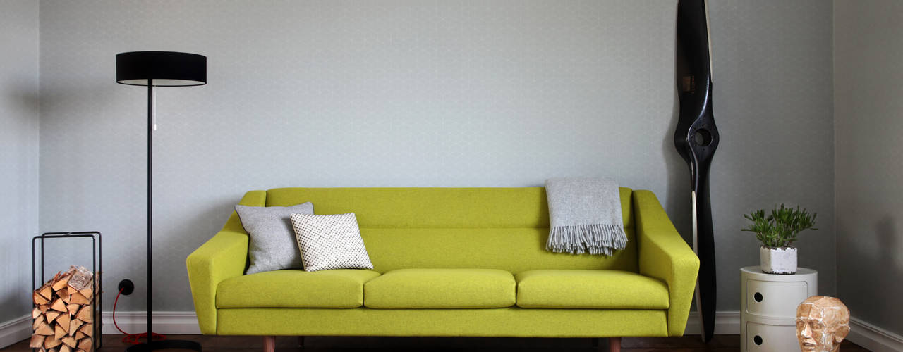 Ein Designer-Sofa für 13 verschiedene Looks, Baltic Design Shop Baltic Design Shop Skandinavische Wohnzimmer Holz Grün
