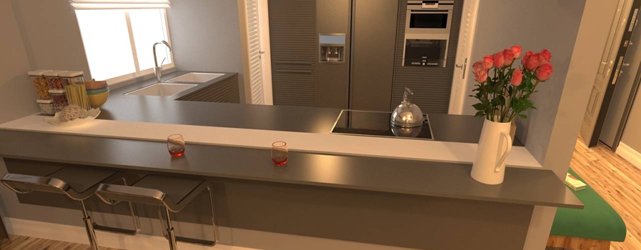 Daire Tasarımı , NDA CONCEPT NDA CONCEPT Kitchen units