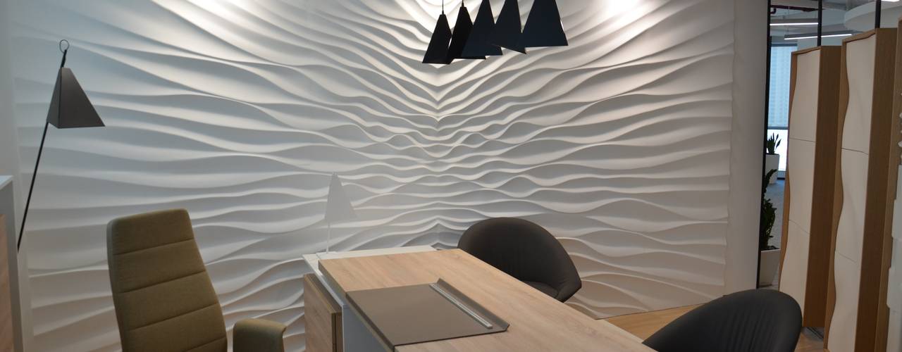 Unser außergewöhnliches Modell „ Illusion“ in Premium Kollektion MURAL , Loft Design System Deutschland - Wandpaneele aus Bayern Loft Design System Deutschland - Wandpaneele aus Bayern Eclectic style study/office