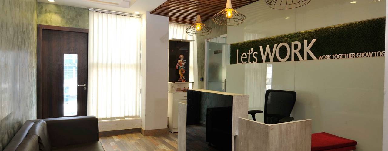 Let's Work - Coworking Space in Noida, FYD Interiors Pvt. Ltd FYD Interiors Pvt. Ltd Gewerbeflächen