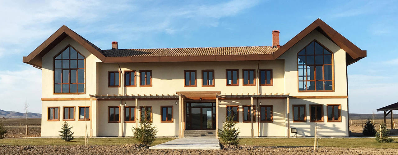 Adatarım Farm Administrative and Accommodation Buildings, Tolga Archıtects Tolga Archıtects Casas de campo