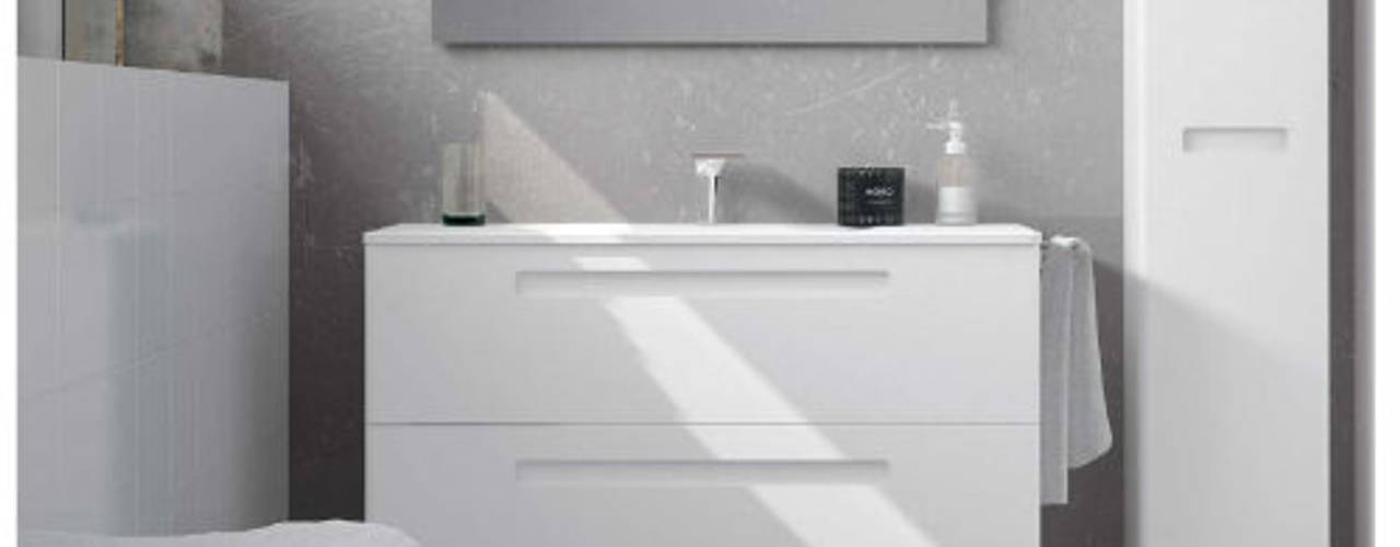 Mueble de Baño PARIS, TheBathPoint TheBathPoint Baños de estilo moderno Tablero DM