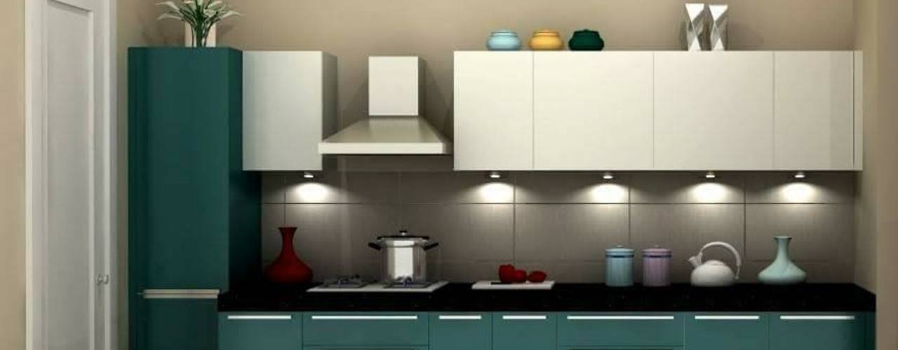 Kitchen , Golden Spiral Productionz (p) ltd Golden Spiral Productionz (p) ltd Asian style kitchen