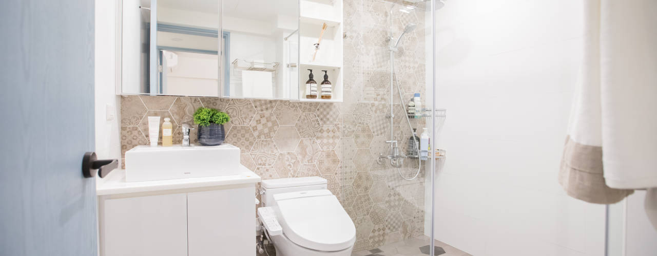 板橋施公館, VH INTERIOR DESIGN VH INTERIOR DESIGN 現代浴室設計點子、靈感&圖片