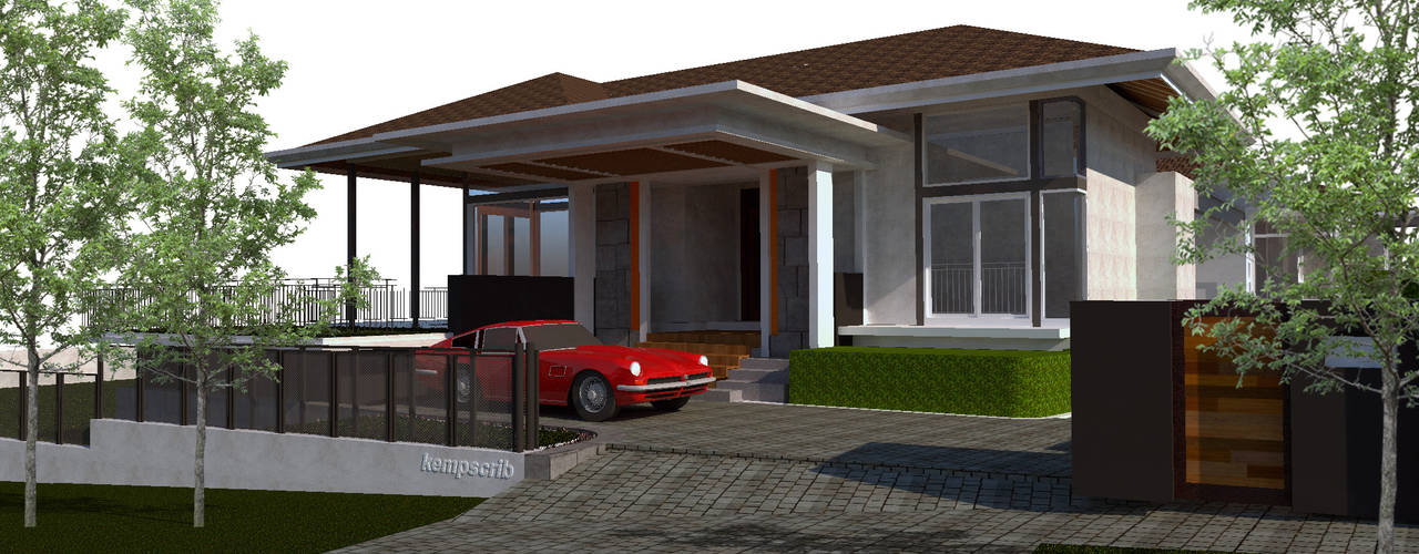 Nilai Spring Bungalow, LI A'ALAF ARCHITECT LI A'ALAF ARCHITECT Case moderne