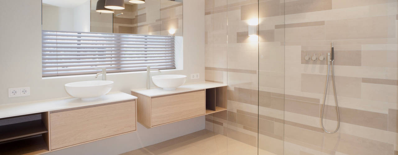 JH, ASSEN, Studio Doccia Studio Doccia 現代浴室設計點子、靈感&圖片 磁磚