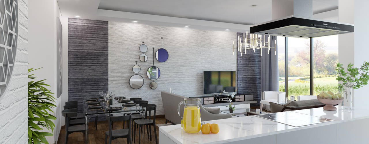 Özel Villa Projesi - Silivri/İSTANBUL, Rengin Mimarlık Rengin Mimarlık Modern living room