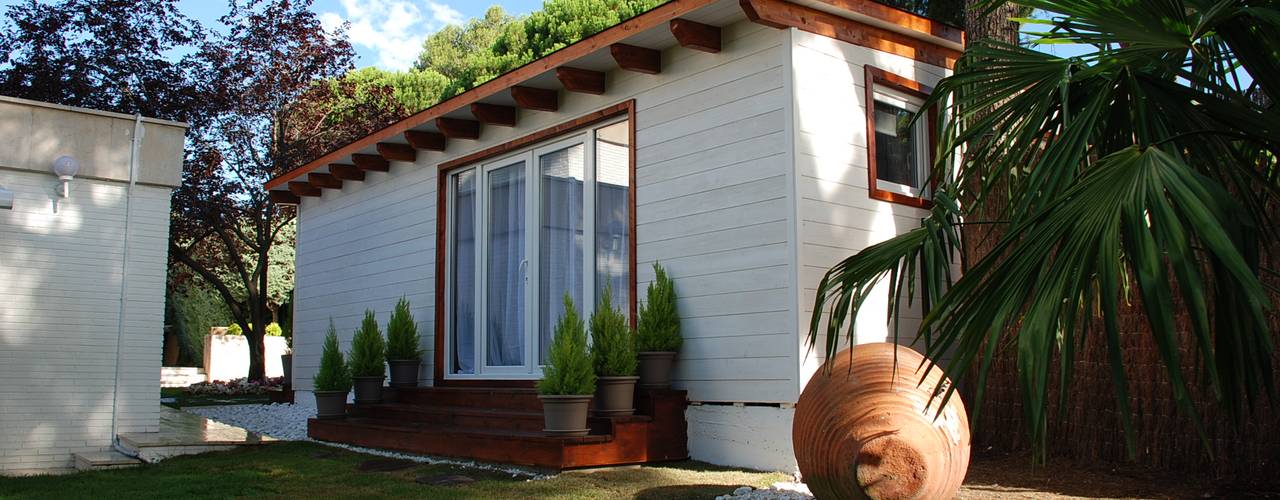 Caseta habitable de madera, Construcción de casetas de Madera en Madrid Construcción de casetas de Madera en Madrid Wooden houses