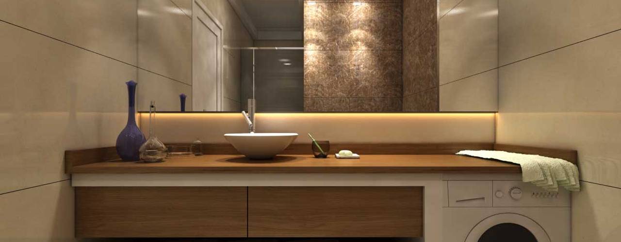 Şensoy Apt, ANTE MİMARLIK ANTE MİMARLIK Modern style bathrooms