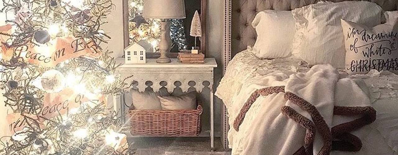 Idee di interior per Natale, Federica Rossi Interior Designer Federica Rossi Interior Designer غرفة نوم