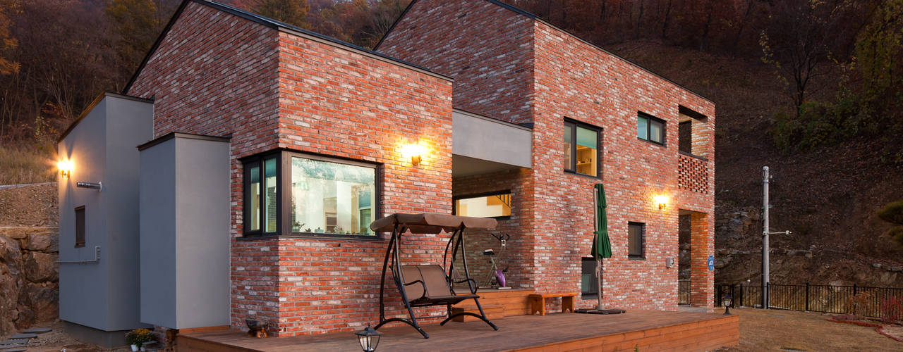 경기도 퇴촌 관음리 단독주택, 위드하임 Withheim 위드하임 Withheim Wooden houses Bricks