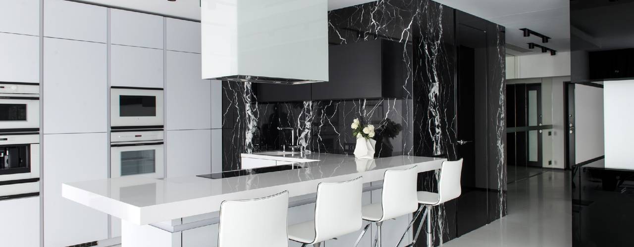 Кутузовская Ривьера II, Geometrix Design Geometrix Design Modern kitchen