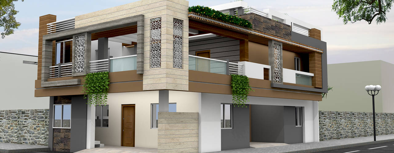Front elevation design ideas from architects in Jaipur 