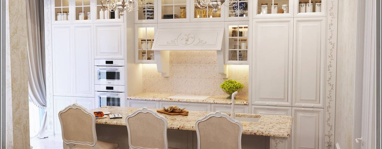 Бизе, Студия дизайна Светланы Исаевой Студия дизайна Светланы Исаевой Classic style kitchen