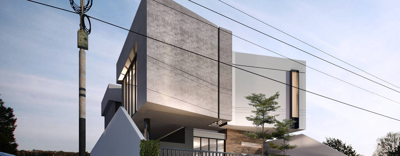 WM HOUSE, Atelier BAOU+ Atelier BAOU+ Single family home Concrete