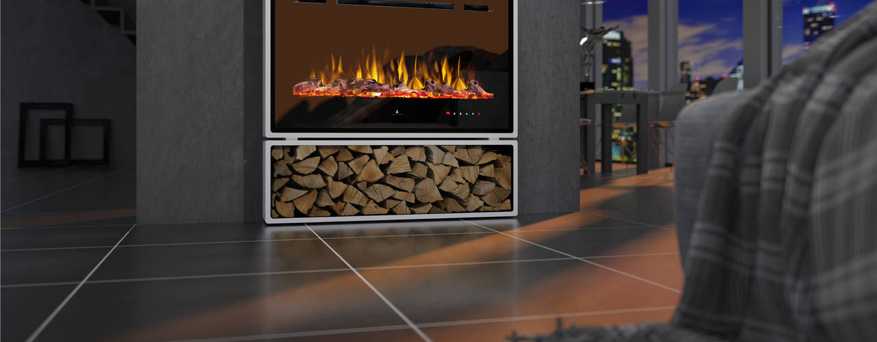 Wandhängender Elektrokamin aus Hessen | homify