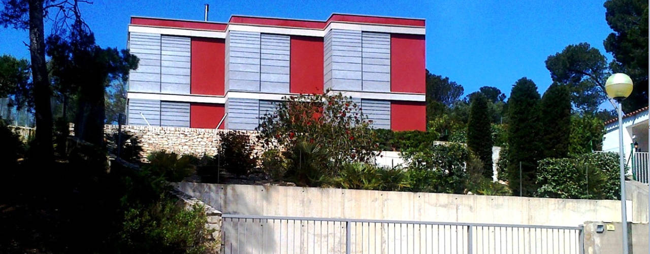 Proyecto de vivienda en la costa del Baix Ebre. Feng Shui y Entorno Natural, Arpa'Studio Arquitectura y Feng Shui Arpa'Studio Arquitectura y Feng Shui منزل عائلي صغير