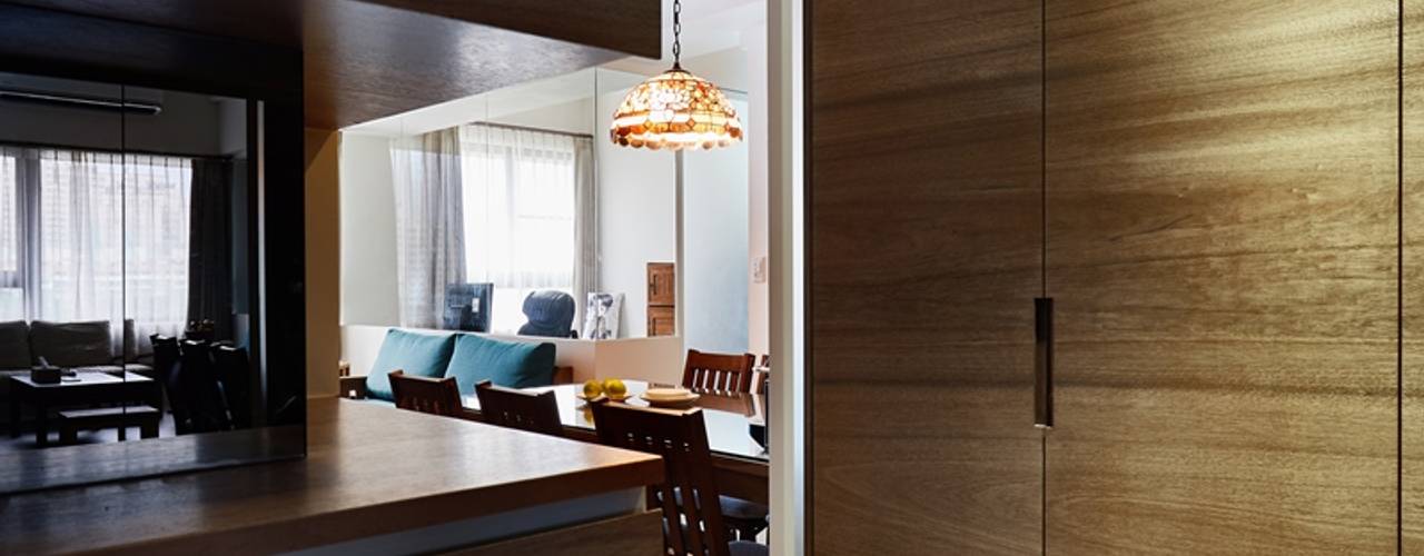 新北板橋的 28 坪住宅設計:三房兩廳兩衛的日式禪風居所 | homify