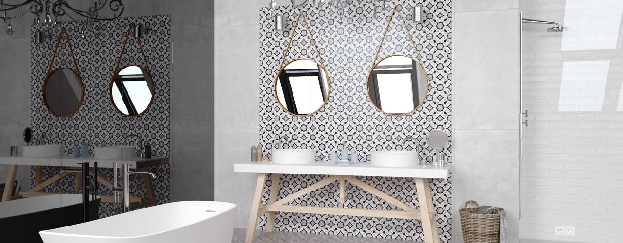 Ambiente Bagno, CERAMICHE MUSA CERAMICHE MUSA Modern bathroom سرامک