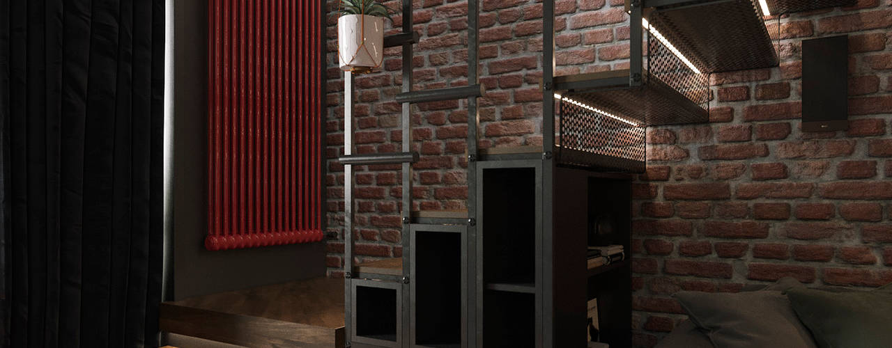 2-geschossige Maisonette in Loft Stil, ArDeStudio ArDeStudio درج