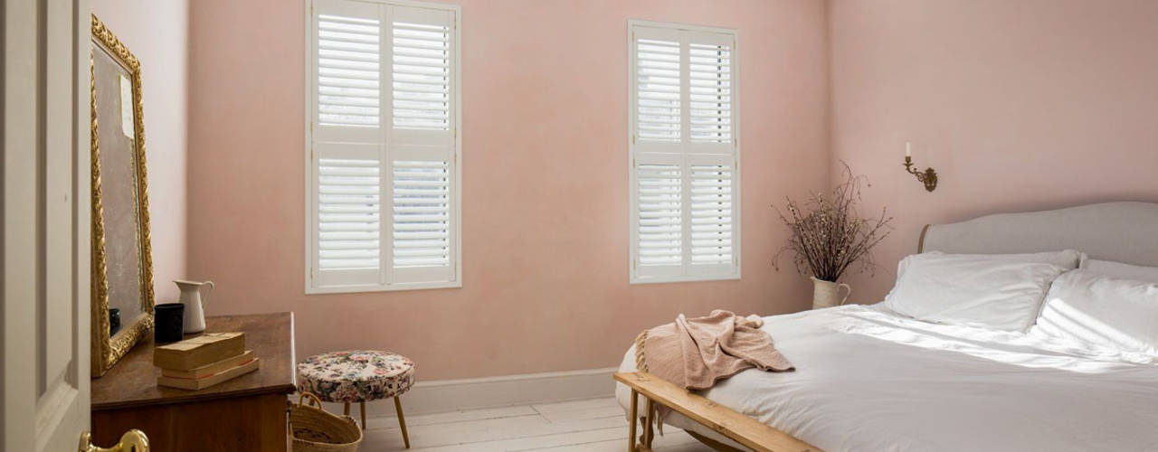 Minimal on Content But Huge on Style, Plantation Shutters Ltd Plantation Shutters Ltd Kamar tidur kecil MDF