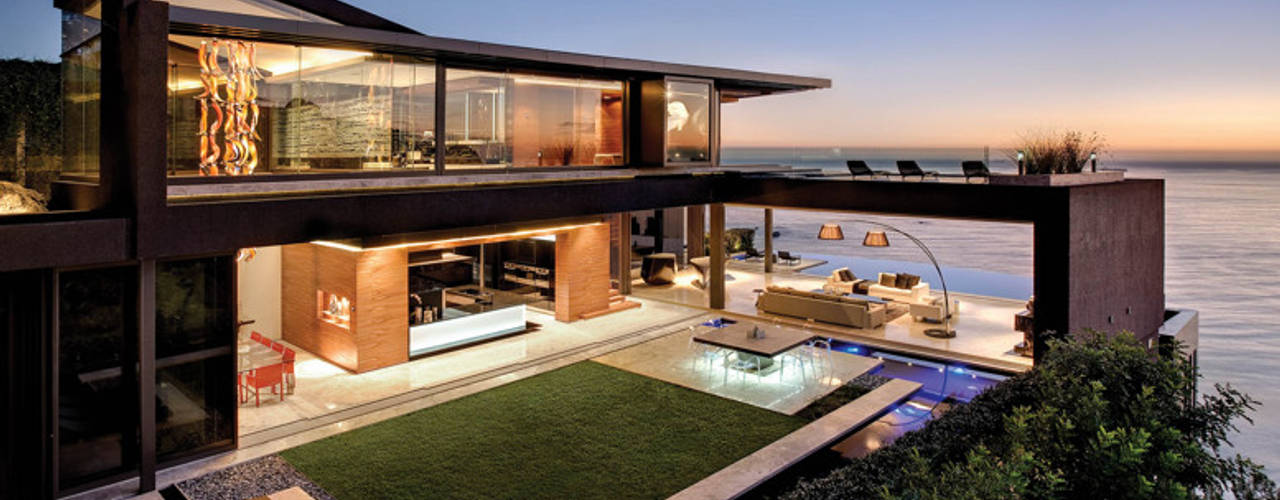 California Beach House , Hector Landgrave Hector Landgrave بلكونة أو شرفة