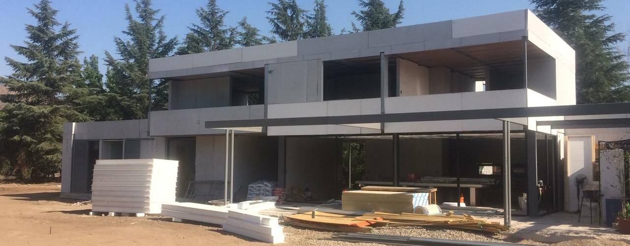 proyecto casa NUA Brisas de Chicureo, Constructora CYB Spa Constructora CYB Spa Nhà gia đình