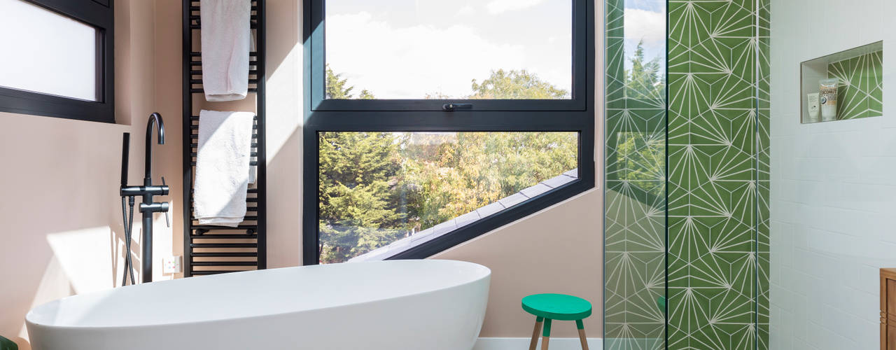 Brockley Extension and Conversion, Urbanist Architecture Urbanist Architecture Modern bathroom