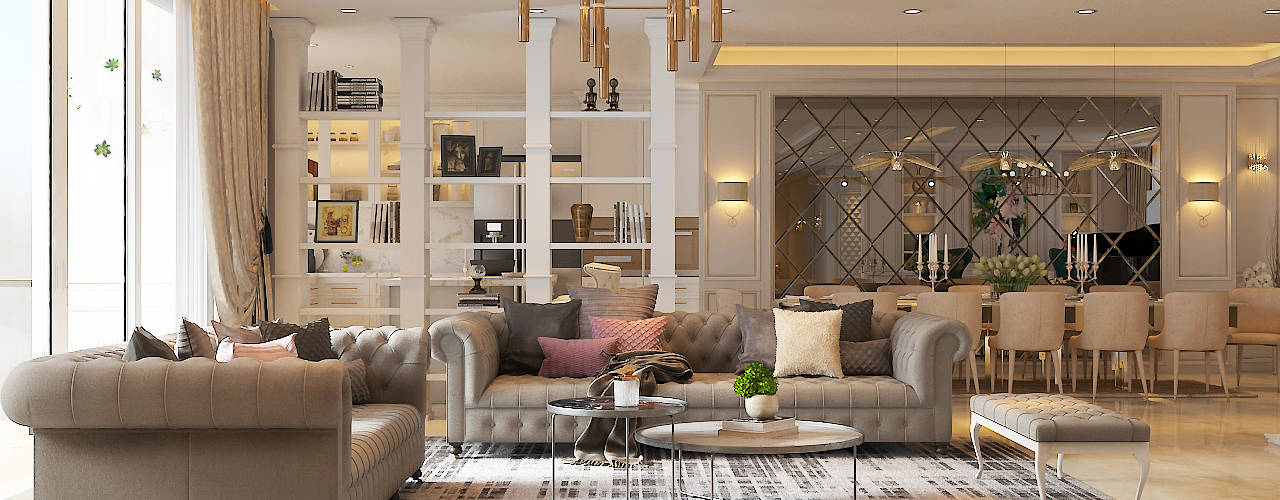 Serai Bukit Bandaraya, Bangsar, Norm designhaus Norm designhaus Classic style living room