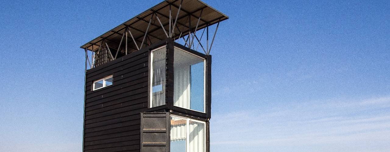 Habitáculo S.O. e-Tower, MRH Arquitectos MRH Arquitectos 被動式房屋 木頭 Wood effect