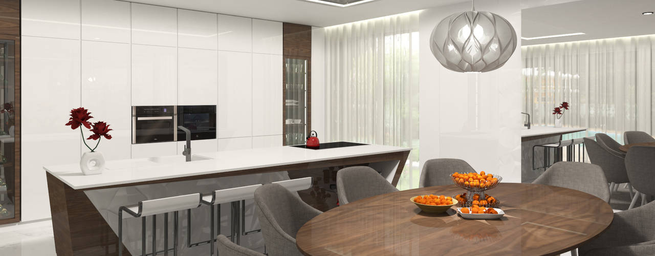 Projecto 3D Cozinha - Moradia - Porto, Alpha Details Alpha Details Dapur Modern