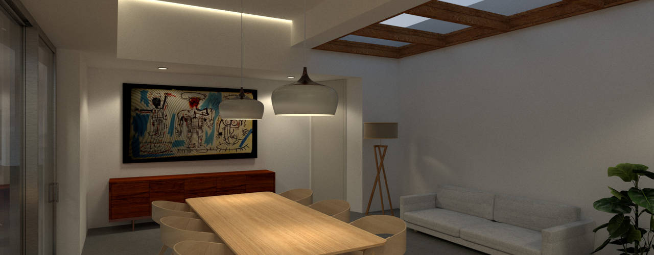 homify Salas de estar modernas