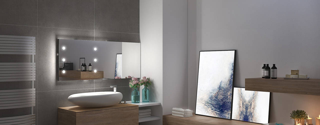 Specchi con tecnologia iLight, Unica by Cantoni Unica by Cantoni Modern dressing room